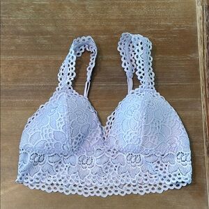 Aerie Lace Bralette in Light Purple